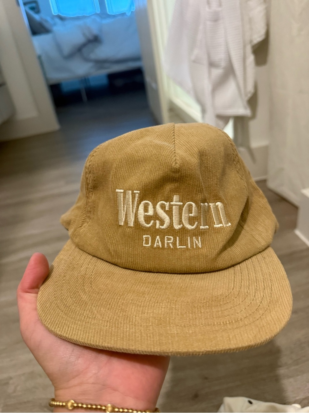 Corduroy Cap - Tan
